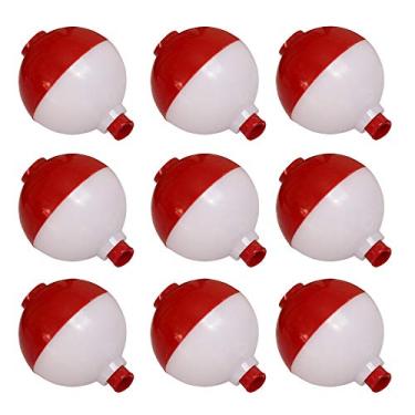 Imagem de Bobbins de pesca LikeFish em ABS rígido, boia redonda com botão de pressão, boia boia boia boia Bobbers 4 tamanhos, 0.75inch