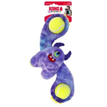 Imagem de Brinquedo Pelúcia Kong Woozles Monster Com Apito Para Cães e Gatos - R
