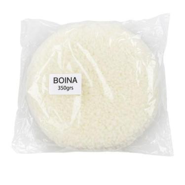 Imagem de Boina Lã Dupla Face Branca Tipo Importação 350g - Polivex