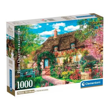 Imagem de Puzzle 1000 Peças Casa Aconchegante - Clementoni 39908