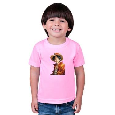 Imagem de Camiseta Masculina Infatil One Piece Solo Power Air - marcelo, Rosa, 2
