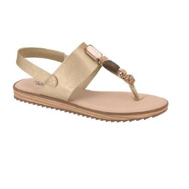 Imagem de Sandalia modare rasteira ref 7141.120.24250 feminino, 38, Dourado