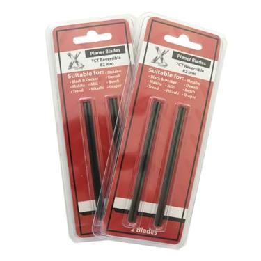 Imagem de Lâminas de carboneto reversíveis de 8,9 cm para Makita, Bosch, cabo de carregador, Ryobi, habilidade, Crafstman, Bosch PA1202, planadores de cabos portáteis - 1 par