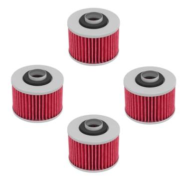 Imagem de Filtro de óleo de motocicleta compatível com Yamaha XV250 V-Star 08-25 XVS250, XVS650 Drag Star 97-04, XVS650 V-Star Custom 02-16, XVS1100 A Drag Star Classic 99-05, XVS1100 V-Star Custom/Prata-ado 02