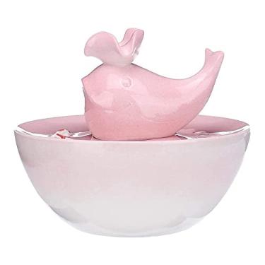 Imagem de Fonte de água para gatos bebedouro ultra silencioso cerâmica circulação automática pet dispensador de água para gatos e cães pequenos bomba silenciosa dispensador de água para animais de estimação