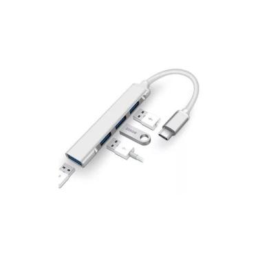 Imagem de Hub USB tipo C Adaptador USB 3.0 4 portas - Lightbek Official Store