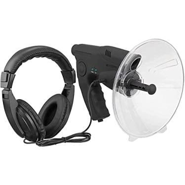 Imagem de Telescópio monocular microfone parabólico monocular X8 orelha biônica telescópio auditivo pássaro de longa distância 100 m para crianças e adultos