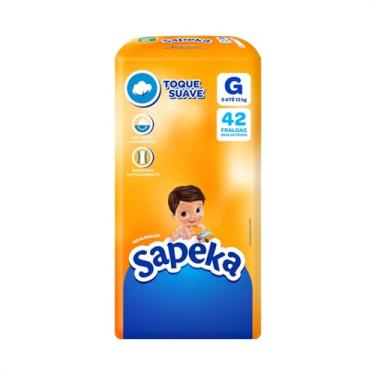 Imagem de FRALDA INFANTIL SAPEKA MEGA G COM 42 Unidades