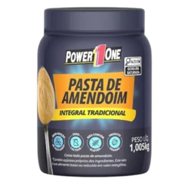 Imagem de Pasta De Amendoim Integral Power 1 One Pote 1,005kg - Power one