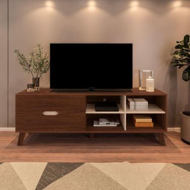 Imagem de Rack para TV até 60 Polegadas 2 Gavetas 4 Nichos Verona - Artely