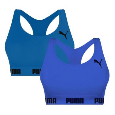 Imagem de Kit 2 Tops Puma Nadador Sem Costura Feminino