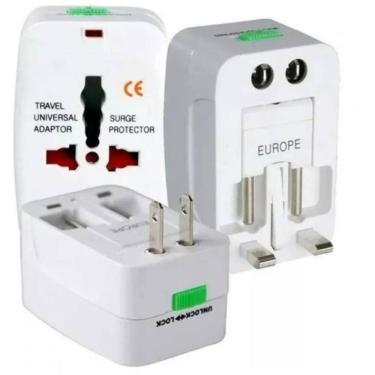 Imagem de Plug De Tomada Universal 110V 220V Conversor De Energia