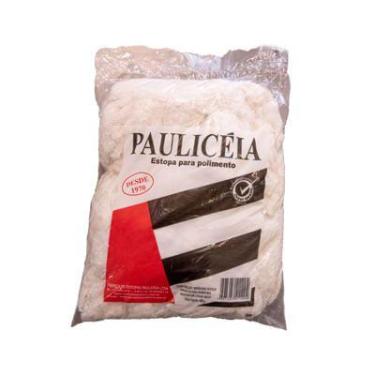 Imagem de Estopa branca pacote 400 gr - Pauliceia