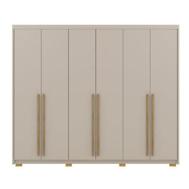 Imagem de Guarda-Roupa Casal 6 Portas 6 Gavetas 100% MDF Dukai Fendi - Vila Rica
