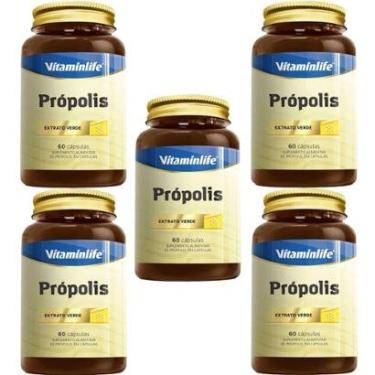 Imagem de Kit 5X Própolis - 60 Cápsulas - Vitaminlife-Masculino