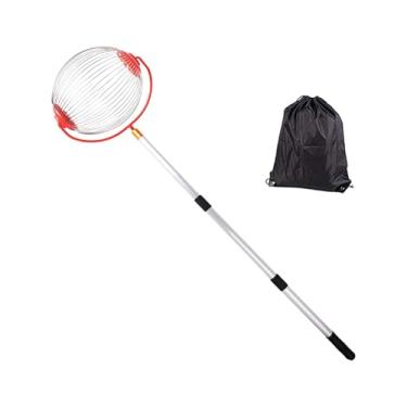 Imagem de Dualoai Coletor de Nozes E Nozes-pecã, Liga de Alumínio, Antiderrapante, Extensível, Colheitadeira de Jardim Rolante, Coletor de Frutas para Nozes, Gaiola Pequena