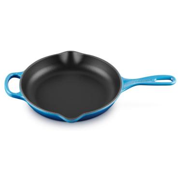 Imagem de Frigideira Skillet Redonda com Alça Signature 23 cm Azul Azure Blue Le Creuset