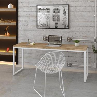 Imagem de Mesa Kuadra Diretor 180x70x75cm Carvalho - Carvalho -