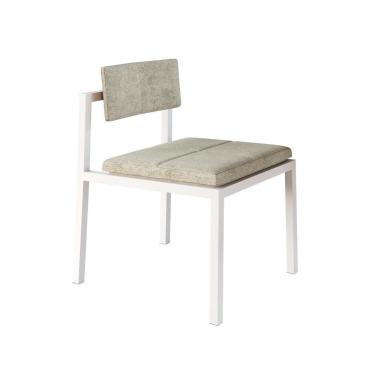 Imagem de Cadeira Noah Encosto Anatômico Pés Brancos. Lautrec Off White Lautrec Off White