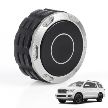 Imagem de DERI Substituição do visor do botão elétrico compatível com Toyota Tundra 2022-2025, controle de rádio de volume compatível com modelos Toyota Sequoia 2022-2025 com tela de 14 polegadas, 1 pacote