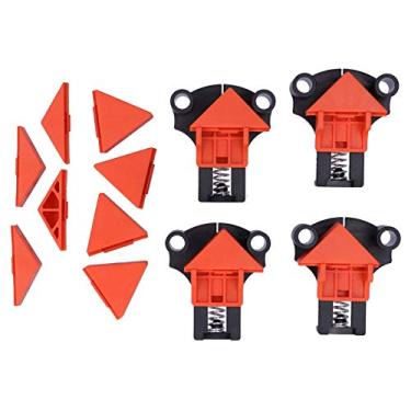 Imagem de Grampos de ângulo reto Ferramentas manuais de fixação de clipe de canto para carpintaria 60 90 120 graus Grampos de ângulo ajustável para reparo de móveis de carpintaria Projetos