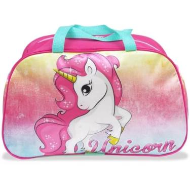Imagem de Bolsa de Viagem Infantil Unicórnio Fantasy