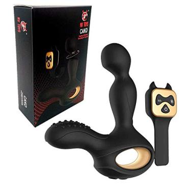 Imagem de Massageador de Próstata Rotativo, Recarregável com Auto Aquecimento, 10 Modos de Vibrações e Controle Remoto sem Fio - 1