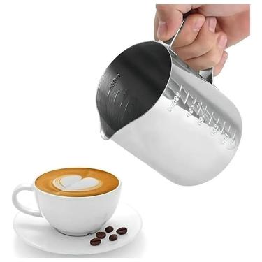 Imagem de 2X Jarra Inox Cremeira Pitcher 350Ml Leiteira Barista Americ