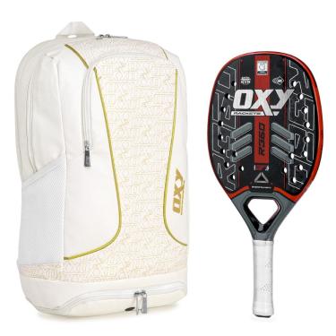Imagem de Raquete De Beach Tennis Oxy R360 com Mochila Oxy Beach Branca de Brinde