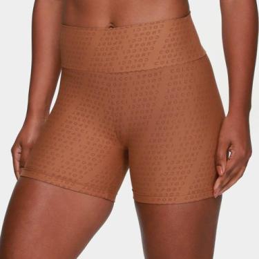 Imagem de Bermuda Colcci Feminina, Branco, Marrom, M