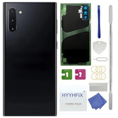 Imagem de Substituição de vidro traseiro Galaxy Note 10 Plus para Samsung Galaxy Note 10 Plus SM-N975U 17.3 cm capa traseira de vidro à prova d'água e lente de câmera + kit de ferramentas de reparo profissional