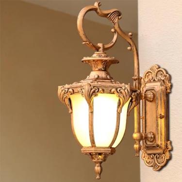 Imagem de Luminária de parede externa LED contemporânea, elétrica, simples e à prova d'água, para varanda, corredor, pátio, jardim, entrada de casa, hotel (9257 L Elétrica)