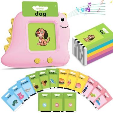 Imagem de Montessori Toys Alotwan Talking Flash Cards para meninas de 2 a 4 anos