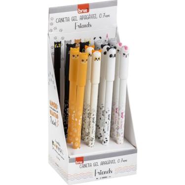 Imagem de Caneta Gel, BRW, Divert Gel, Friend, Apagável, 0,7 mm, Sortido, Display com 12