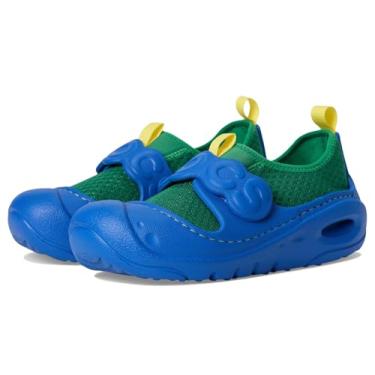 Imagem de Crocs Tênis aquático esportivo Swiftwater Splash infantil, Green Ivy, 15