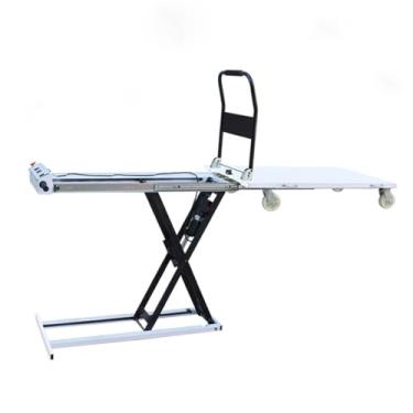 Imagem de ZzleoyuUUs-12 Elevador móvel com plataforma elevatória, carrinho de mão de carga, mesa elevatória de mesa dobrável (pequena)