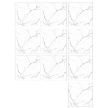 Imagem de Placa Adesiva 3D Marmore Kit 10 uni Autocolante Papel de Parede Obra R