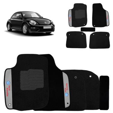 Imagem de Jogo De Tapete Carpete New Beetle 1999 a 2010 Preto 5 Peças