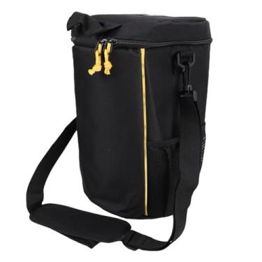 Imagem de Luocute Bolsa para Bola de Tênis, Armazenamento Esportivo Leve de Poliéster Portátil Com Vários Bolsos e Alça de Ombro, para Treinamento e Prática de Beisebol de Tênis, 8,9 X 13,1 pol.