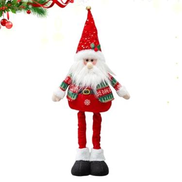 Imagem de Rrlihjgu Duendes Natalinos - Gnomos de Pai Natal Vermelhos em Pelúcia para Secretária | Decorações Natalícias para Lar Escritório Jardim Festa Exterior Interior Secretária Mesa Lareira | Exterior