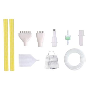 Imagem de KiBcsLic Caneta de pintura com diamantes, inclui 3 pontas múltiplas, portátil, com bandeja de armazenamento, filtro e tubo de tinta. Acessórios e ferramentas, Caneta Crack Amarela