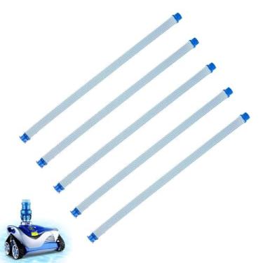Imagem de Pacote com 5 mangueiras de vácuo para limpeza de piscina, kit de substituição de mangueira de bloqueio rápido de 99 cm compatível com limpador de piscina MX6, MX8, X7, T3, T5