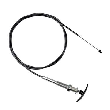 Imagem de TC96CNPB Cabo de válvula de 96 polegadas com alça adequada para válvula de cerdas LeSalle, cabo flexível Valterra, válvula de descarga de esgoto, válvula de tanque preta e válvula de tanque de