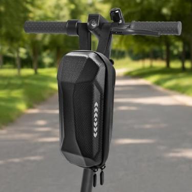 Imagem de Bolsa de armazenamento para guidão frontal para scooter elétrica (2L/3L) - capa rígida à prova d'água para pendurar compatível com Segway Ninebot Max/Xiaomi M367/Gotrax - Bolsa de liberação rápida