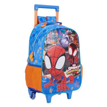 Imagem de Mochila de Rodinhas com Alças Escolar 16 Spidey X1