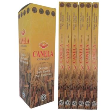 Imagem de Incenso Indiano Sac Canela - Prosperidade Cx.6un.8v.