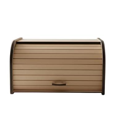 Imagem de Porta Pão de Madeira, Organizador de Bancada para Cozinha, Caixa para Pães e Biscoitos