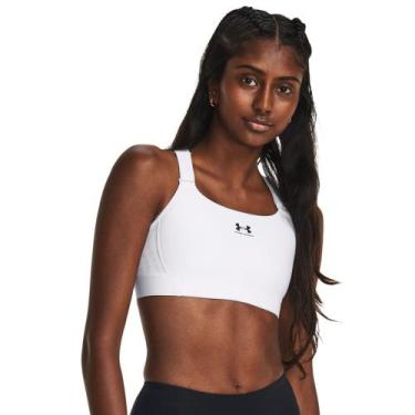 Imagem de Top de Treino Feminina Under Armour High, Branco, G