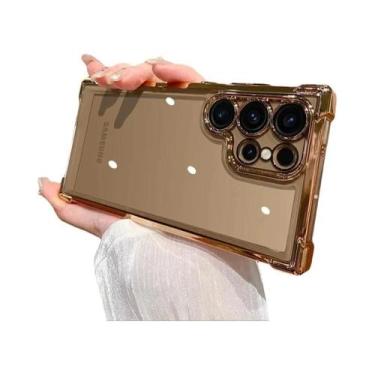 Imagem de Capa Híbrida De Acrílico Transparente Luxuosa E À Prova De Choque Para