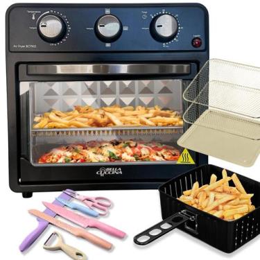 Imagem de Air fryer e forno 2 em 1 britania 12 litros grande 1700w potente - Bri